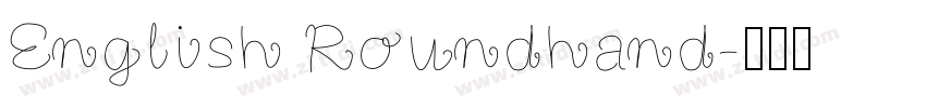 English Roundhand字体转换